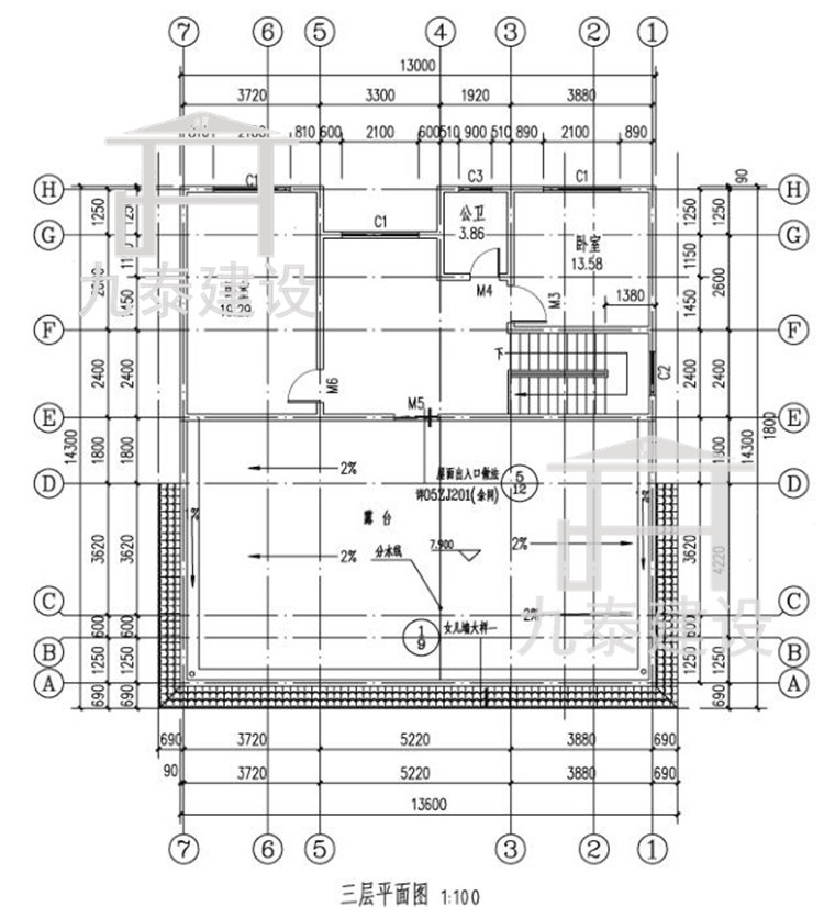 轻钢房屋平面图3