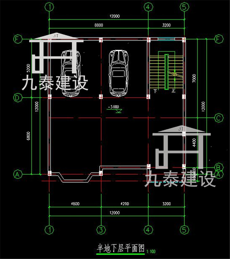 轻钢结构别墅厂家平面图1 (1)